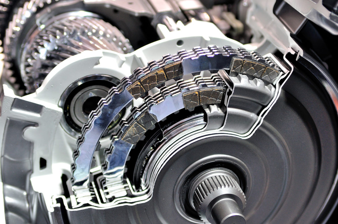 Cross section of an automatic transmission